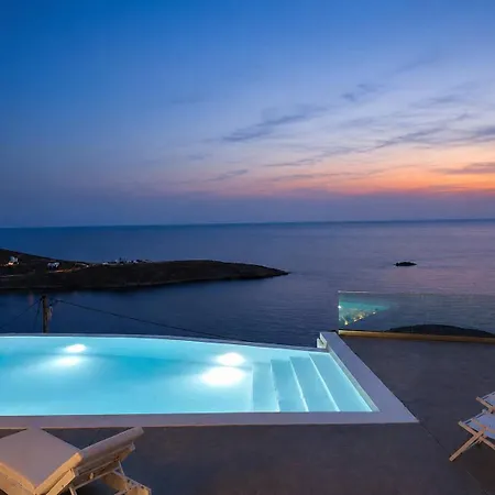 Kythnos Luxury Aegean View Private Pool Gem 빌라 Mérichas